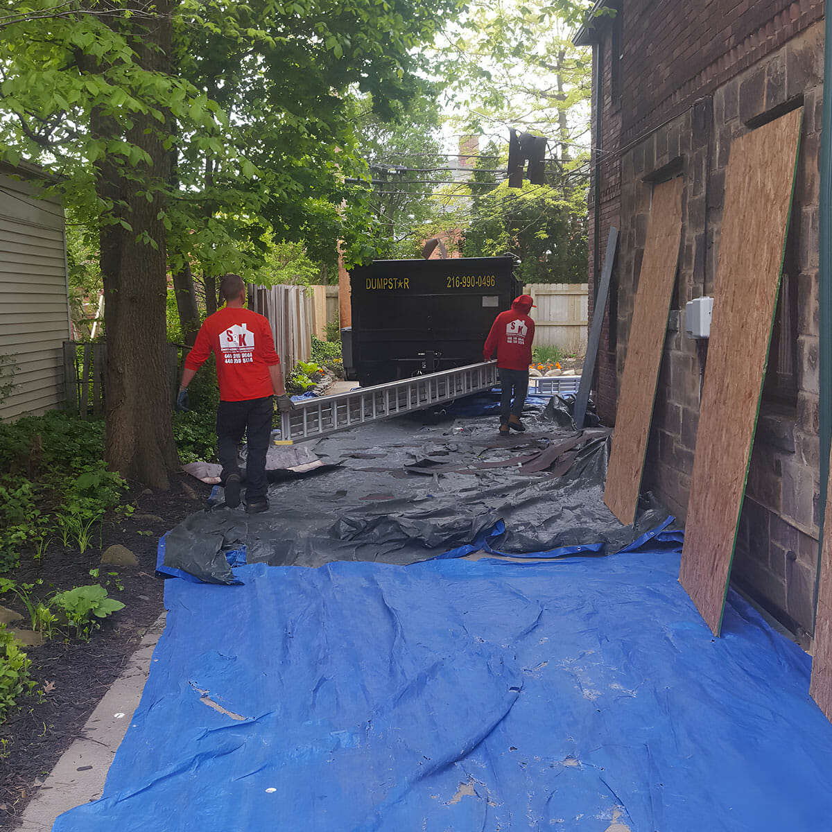 Roof Clean Up